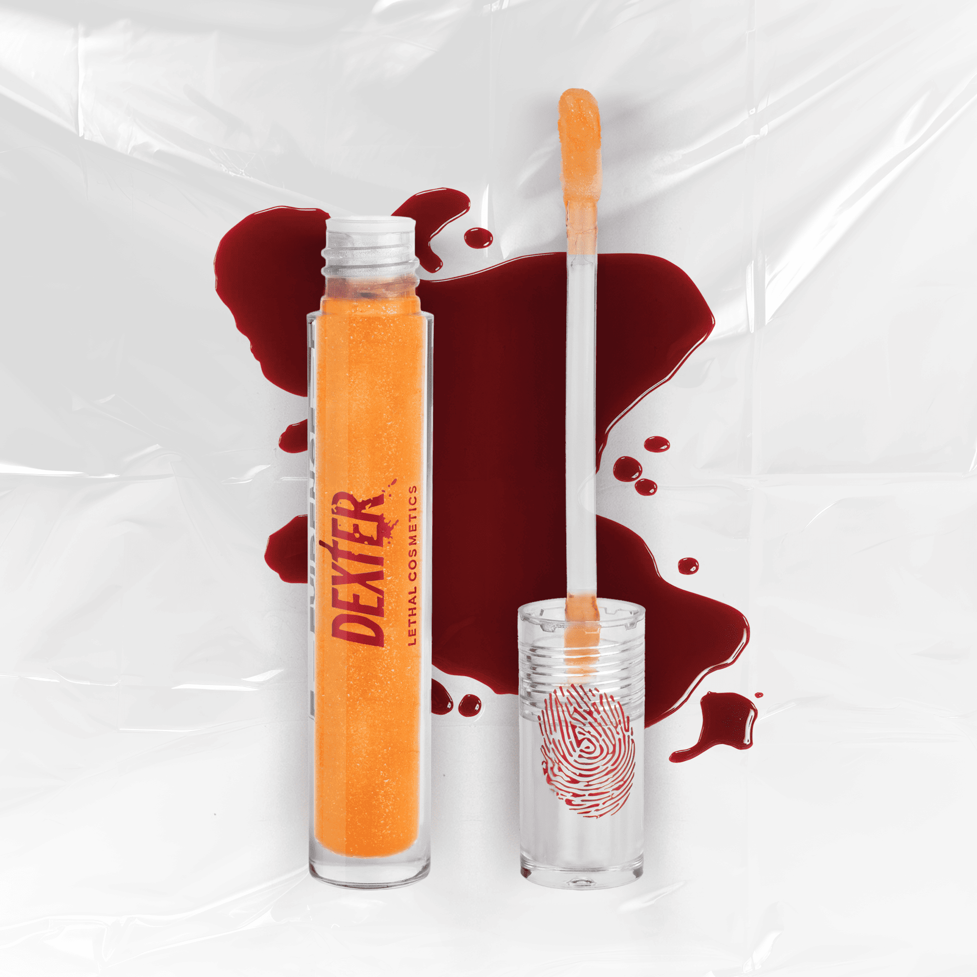 lethal-cosmetics-dexter-m99-lipgloss-sheer-orange-schimmer image 1