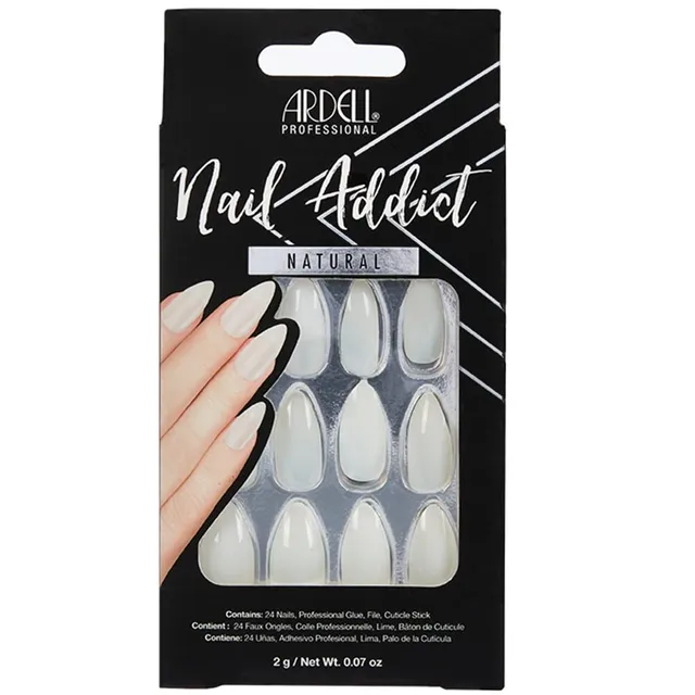 ardell-nails-nail-addict-natural-stiletto-press-on-nails-lang image 1