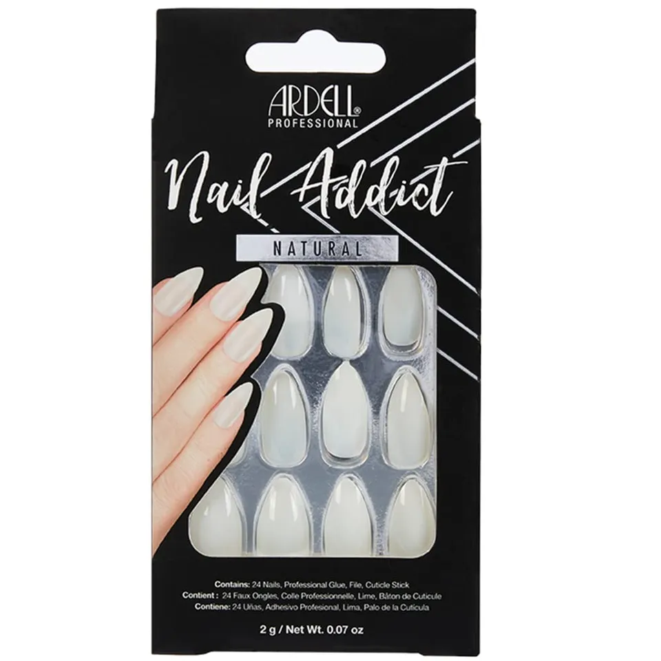 ardell-nails-nail-addict-natural-stiletto-press-on-nails-lang image 1