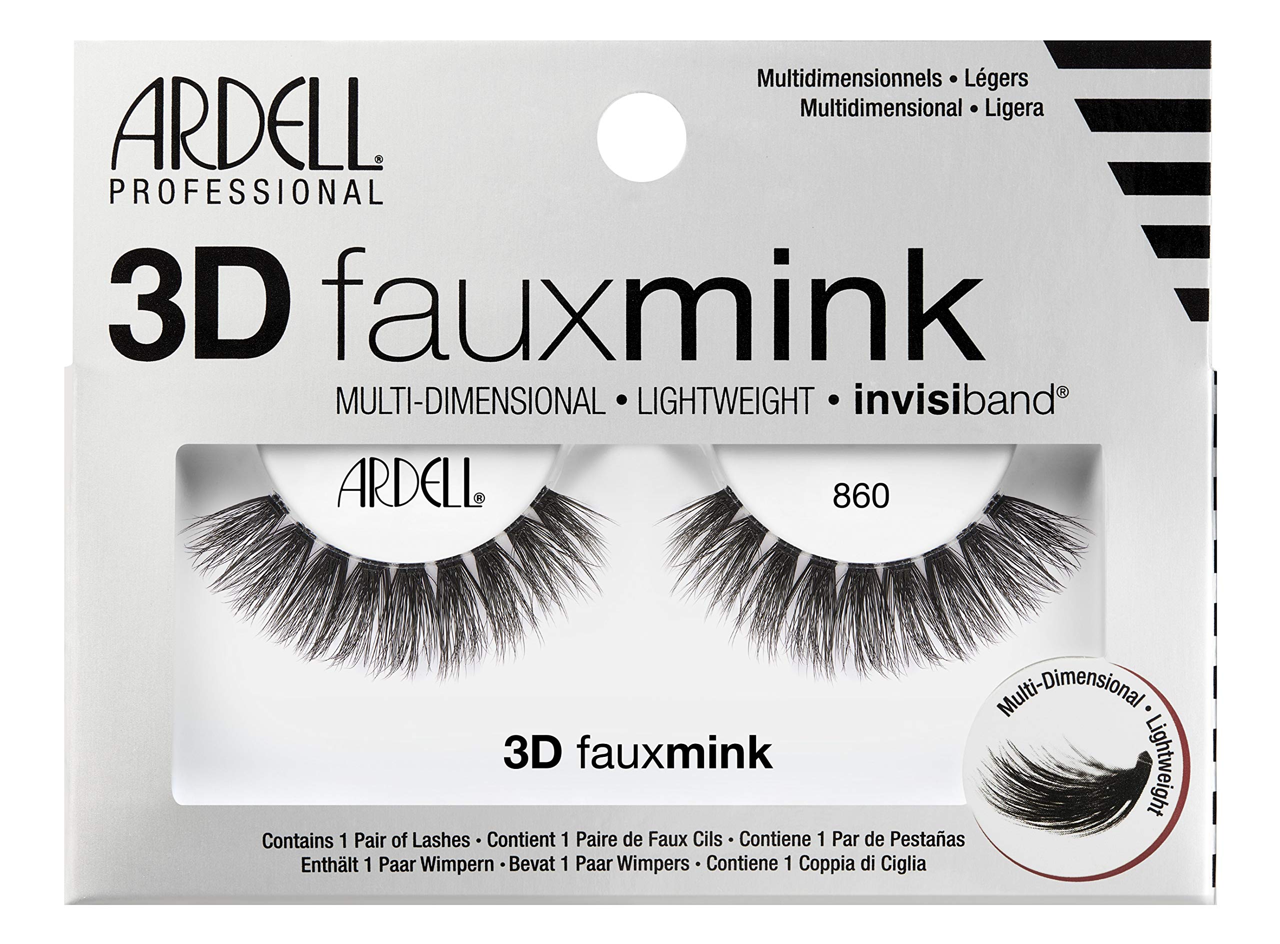 ardell-3d-faux-mink-style-860-bandwimpern-wiederverwendbar image 1