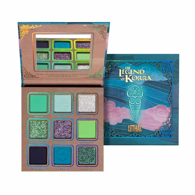 lethal-cosmetics-korra-raava-palette-lidschatten-9-farben-duochrome image 1