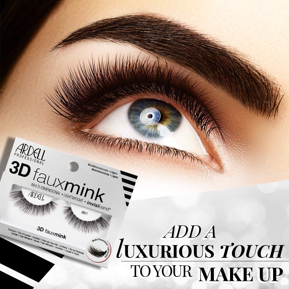 ardell-lashes-3d-faux-mink-861-falsche-wimpern-schwarz image 2