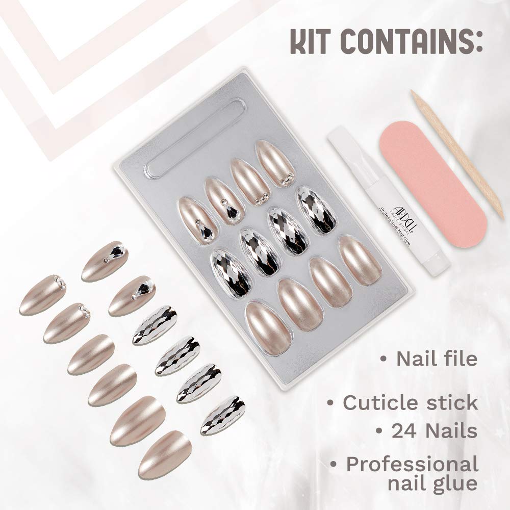 ardell-nail-addict-champagne-ice-press-on-nails-24-st-ck image 5