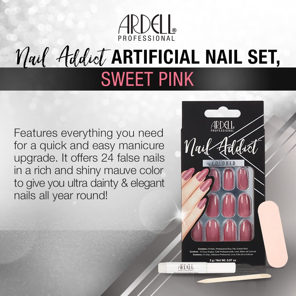 ardell-nails-nail-addict-kleben-gel-sweet-pink-24-st-ck-rosa image 2