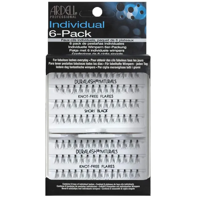 ardell-lashes-knot-free-individuals-short-black-wimpern-6er-pack image 1