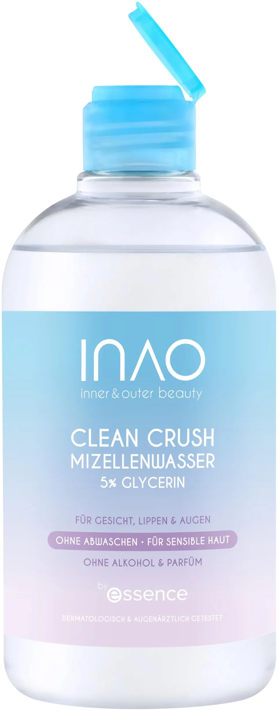 essence-clean-crush-mizellenwasser-gesichtsreinigung-500ml-sensibel image 1