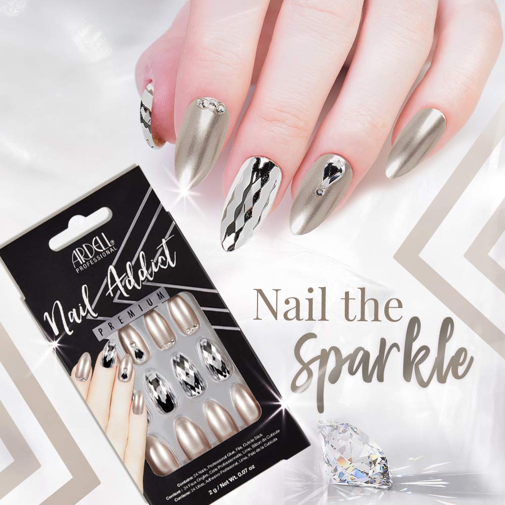 ardell-nail-addict-champagne-ice-press-on-nails-24-st-ck image 2