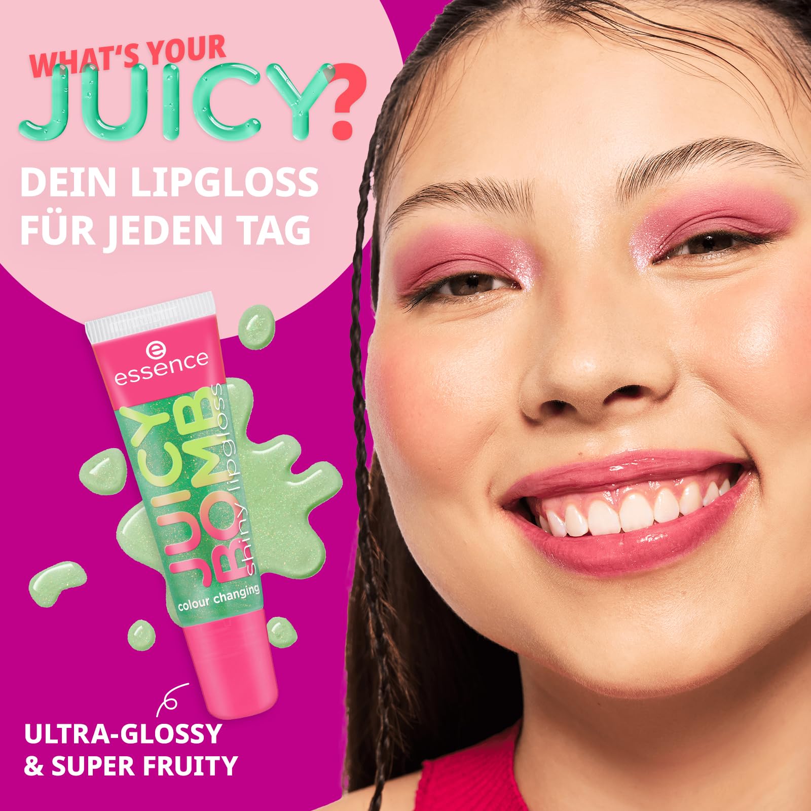 essence-juicy-bomb-shiny-lipgloss-107-glowy-gummy-10-ml image 2