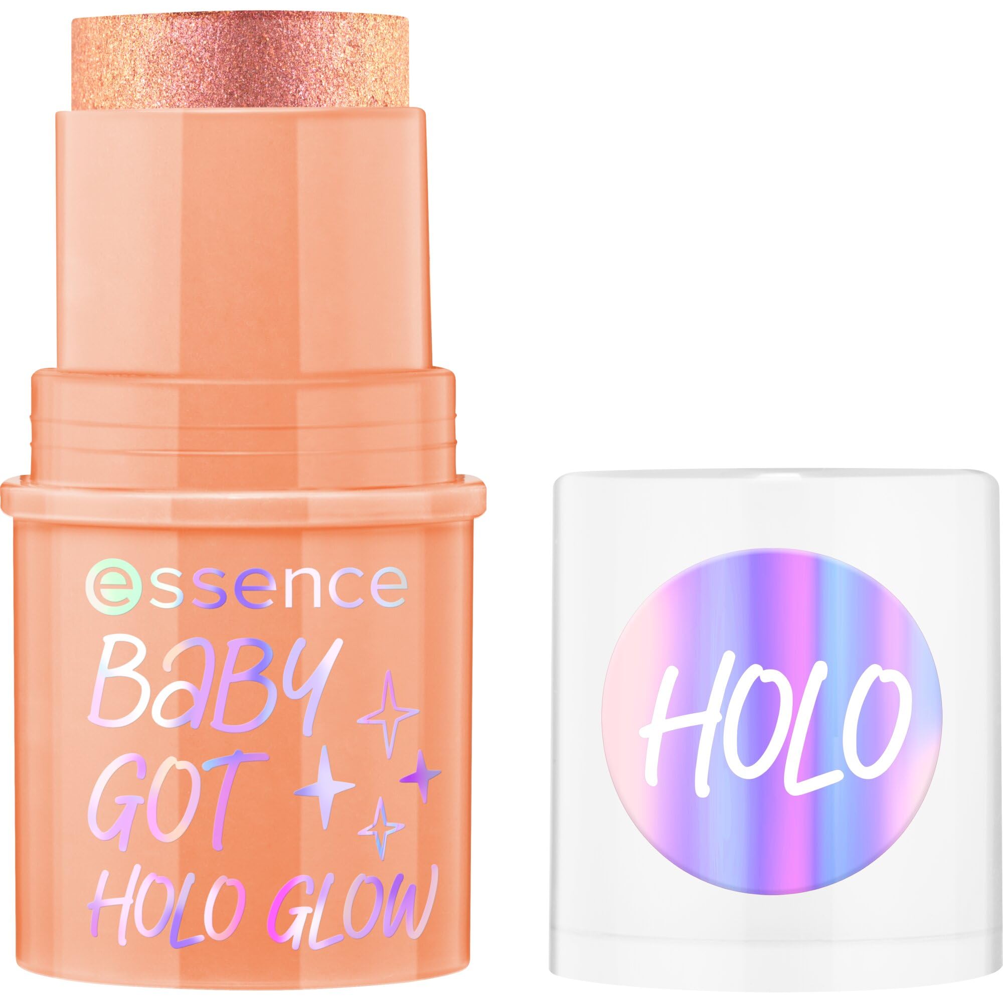 essence-baby-got-holo-glow-highlighter-stick-10-apricotly-5g image 1