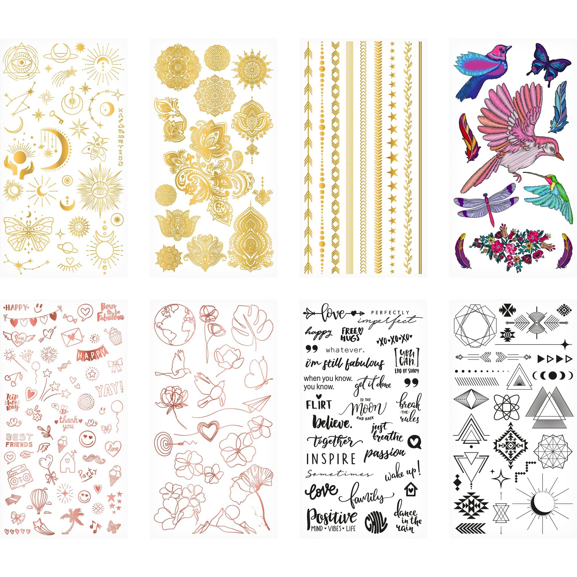 essence-body-tattoos-metallic-gold-8-b-gen-tattoo-sticker image 2