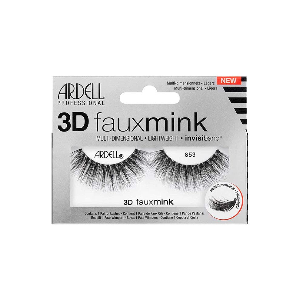 ardell-3d-faux-mink-853-falsche-wimpern-schwarz image 1
