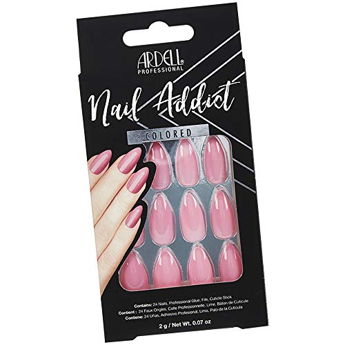 ardell-nails-nail-addict-press-on-n-gel-luscious-pink-24-stk image 2