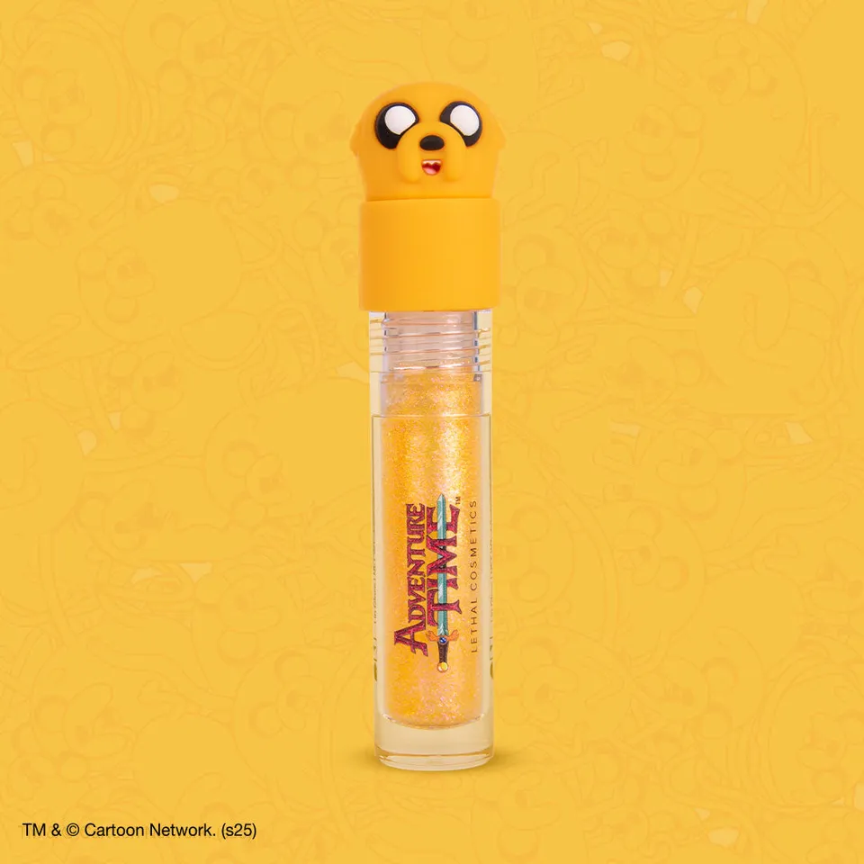 lethal-cosmetics-adventure-time-jake-lip-gloss-glitzer image 1