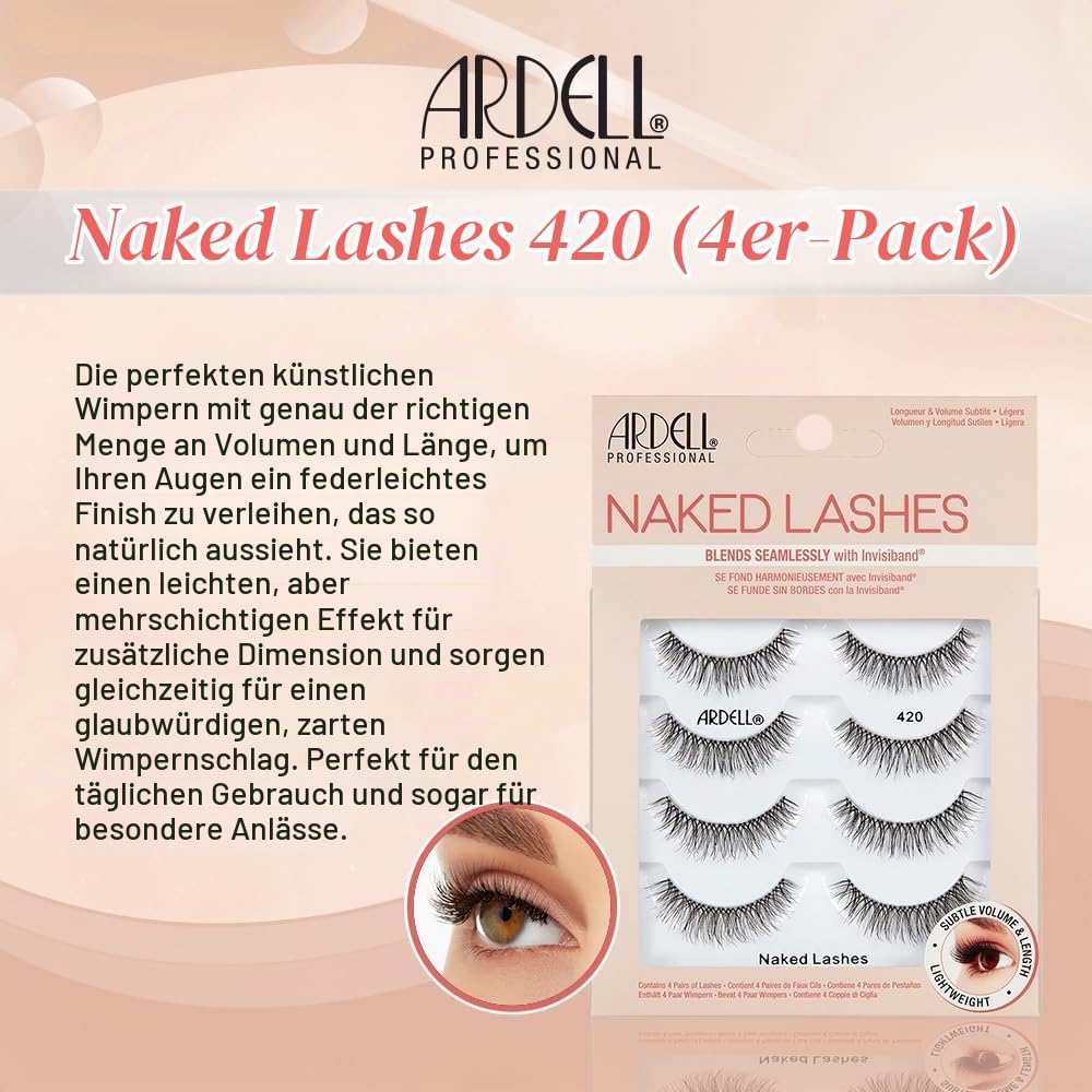 ardell-naked-lashes-420-kunstwimpern-4-paar-luftig-leicht image 2