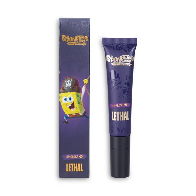 lethal-spongebob-lip-gloss-ananas-transparent-duochrome-glitzer image 1