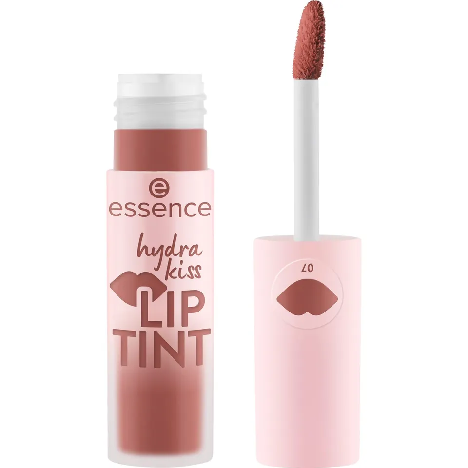 essence-makeup-hydra-kiss-lip-tint-lippenstift-07-hazelnut-haze-4ml-glanz image 1