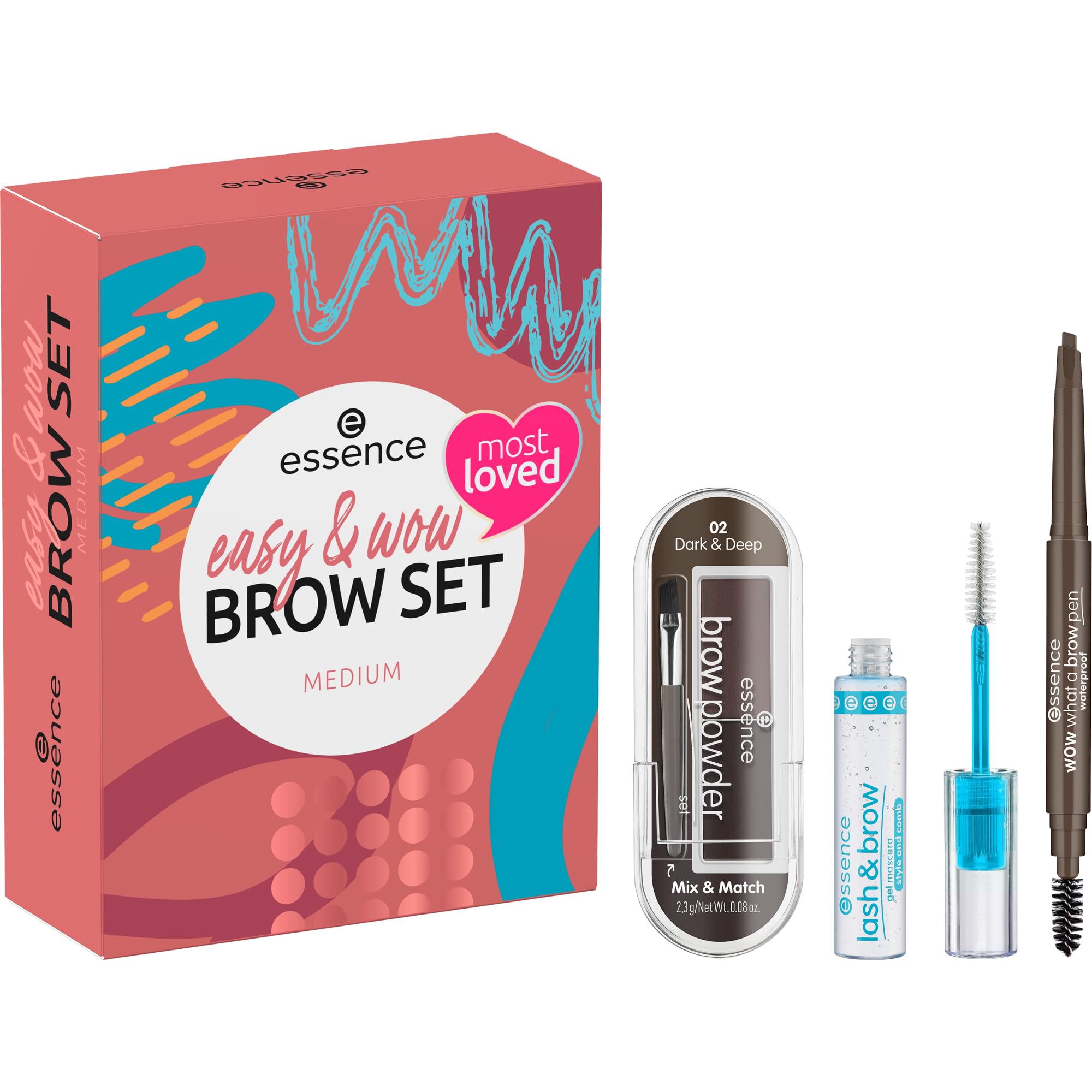 essence-easy-wow-brow-set-medium-augenbrauen-3-tlg image 1