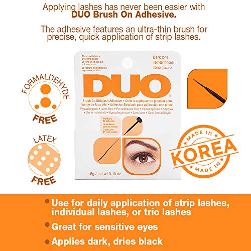 ardell-duo-brush-on-wimpernkleber-dark-5-g-schwarz image 8