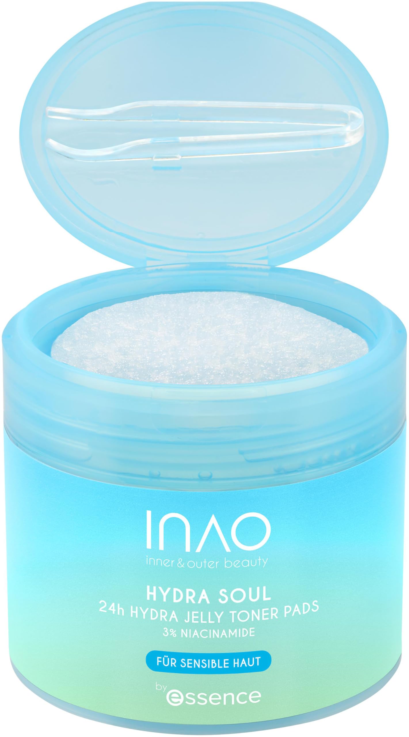 essence-hydra-soul-24h-hydra-jelly-toner-pads-70-stk-vegan image 1