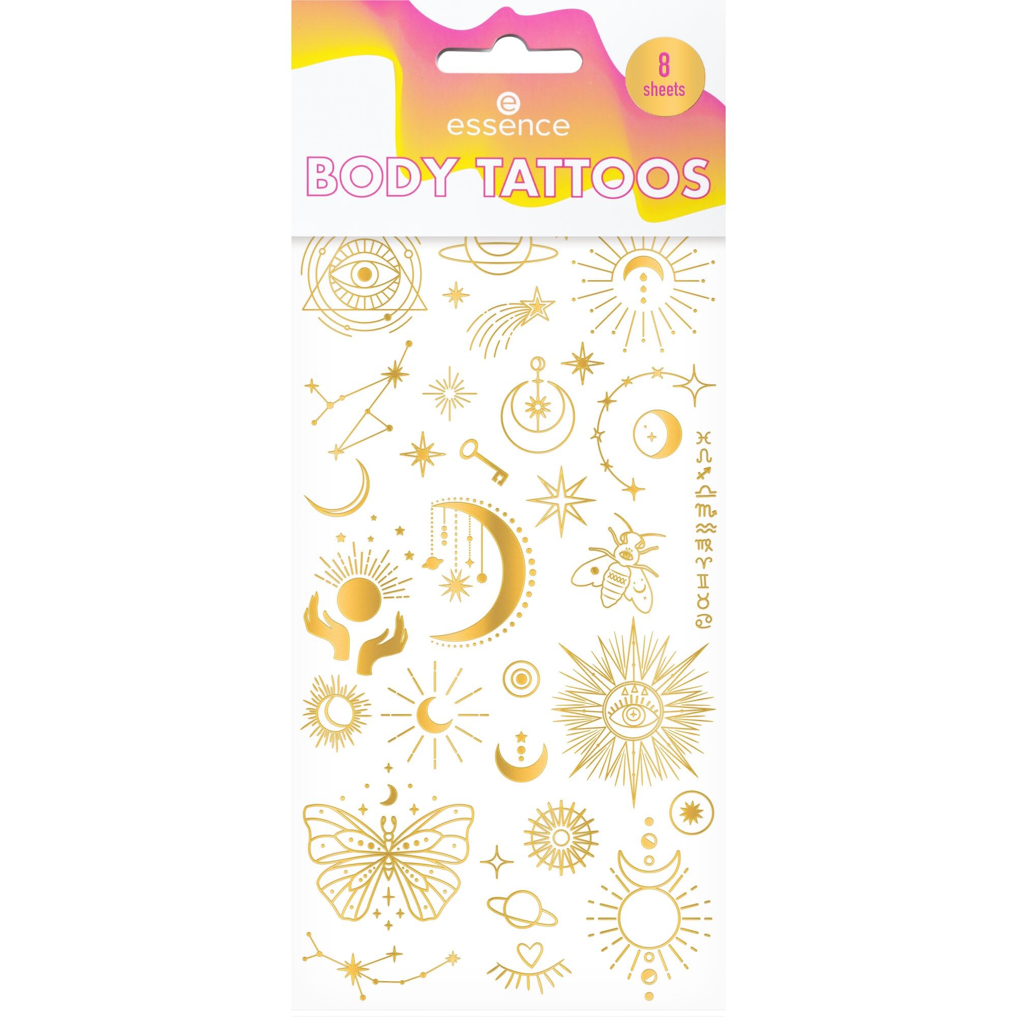 essence-body-tattoos-metallic-gold-8-b-gen-tattoo-sticker image 1
