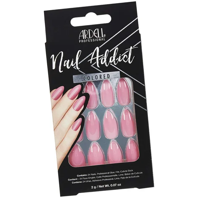 ardell-nails-nail-addict-press-on-n-gel-luscious-pink-24-stk image 1
