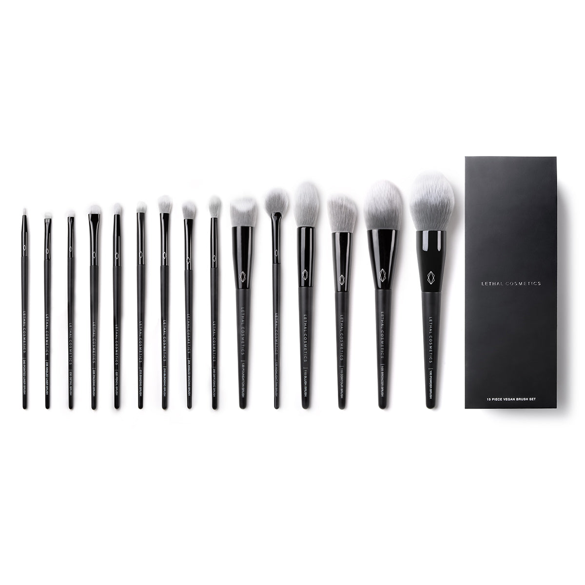 lethal-cosmetics-15-piece-vegan-brush-set-pinselset image 1