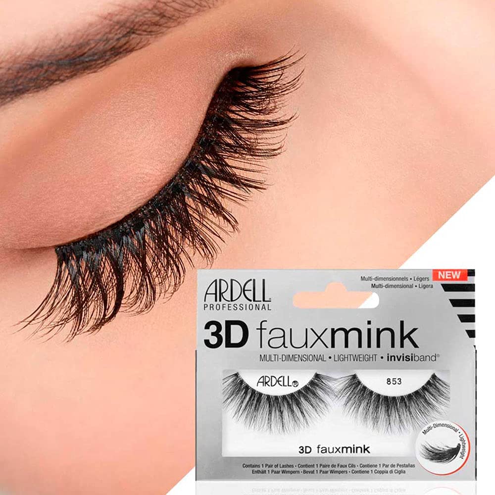 ardell-3d-faux-mink-853-falsche-wimpern-schwarz image 2