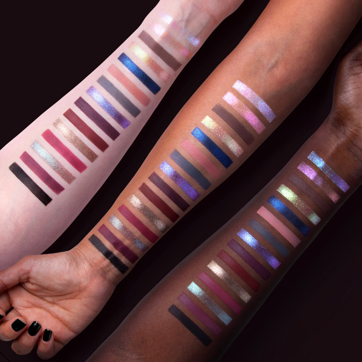 lethal-cosmetics-midnight-serenade-lidschatten-palette-15-farben image 2