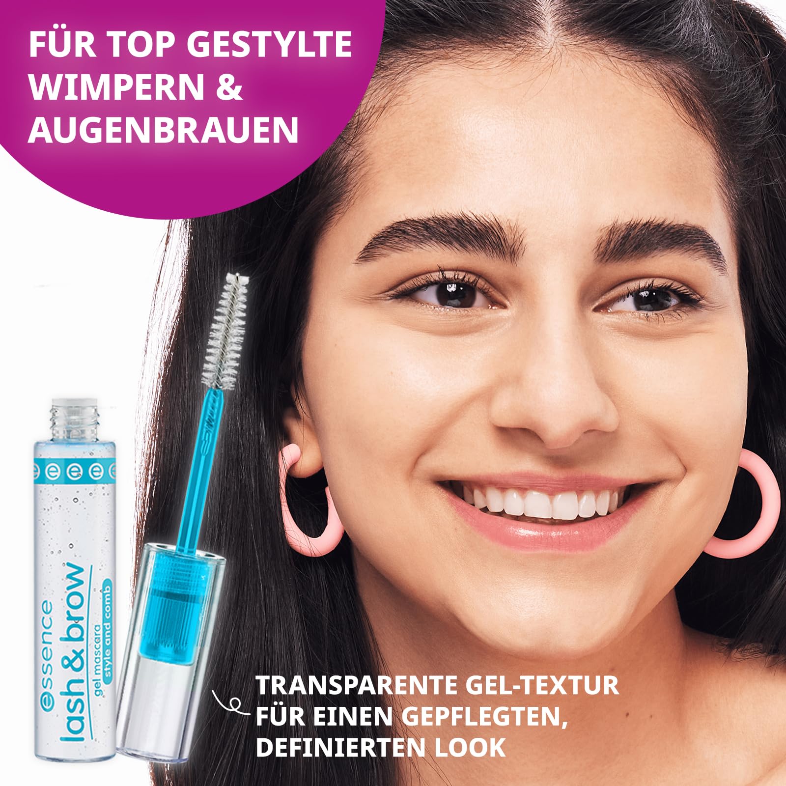essence-lash-brow-gel-mascara-transparent-9-ml-fixierend image 2