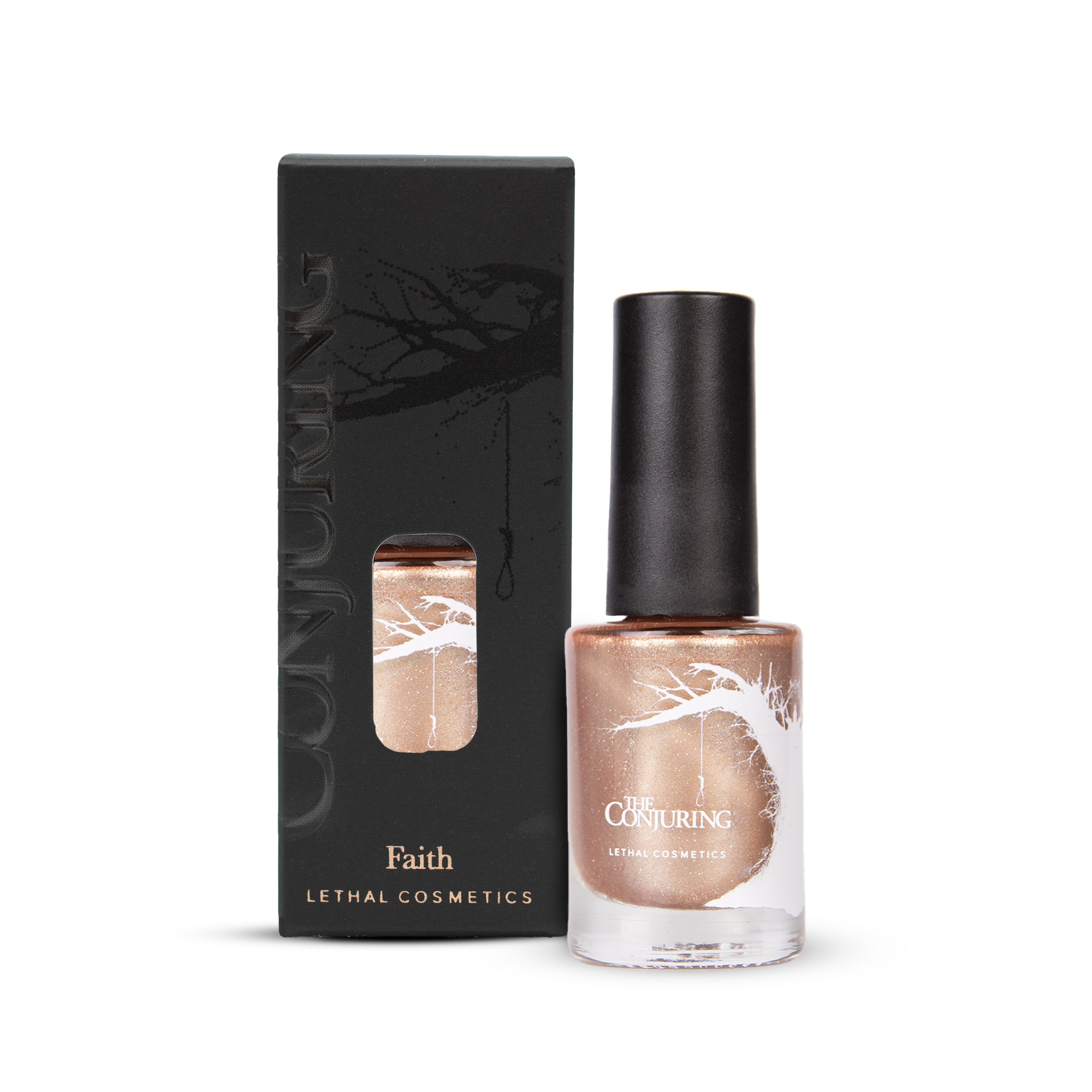 lethal-cosmetics-the-conjuring-faith-nagellack-rosegold-magnetisch image 1