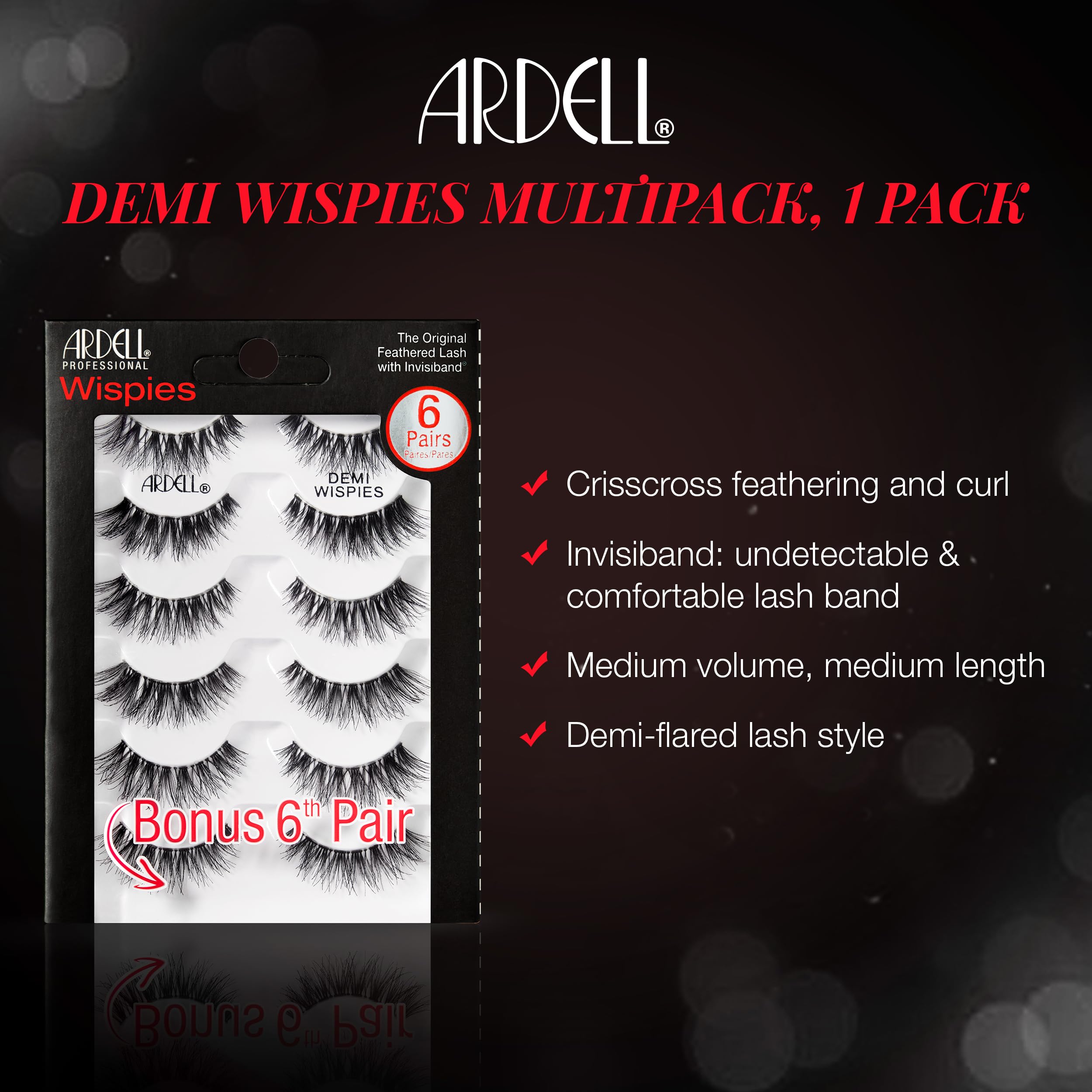 ardell-lashes-demi-wispies-falsche-wimpern-6er-set-cat-eye image 3