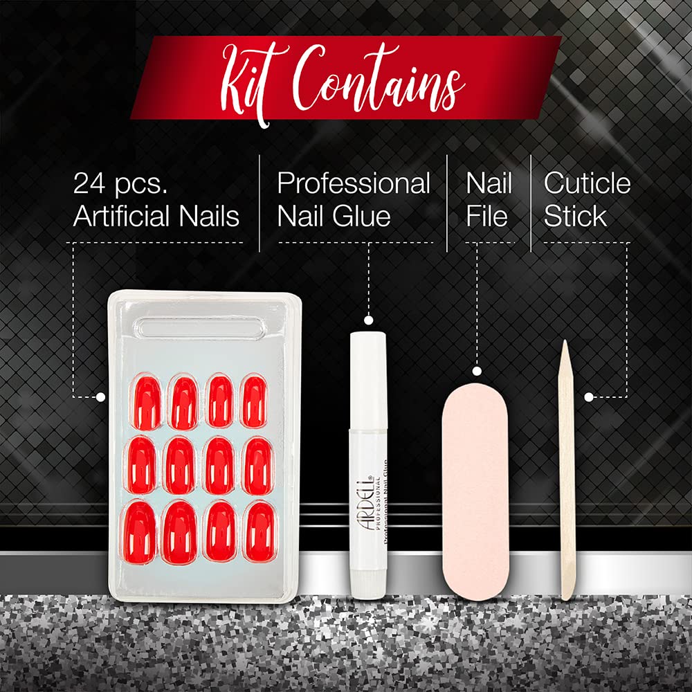 ardell-nail-addict-kunstn-gel-cherry-red-rot-24-st-ck-mit-kleber image 5