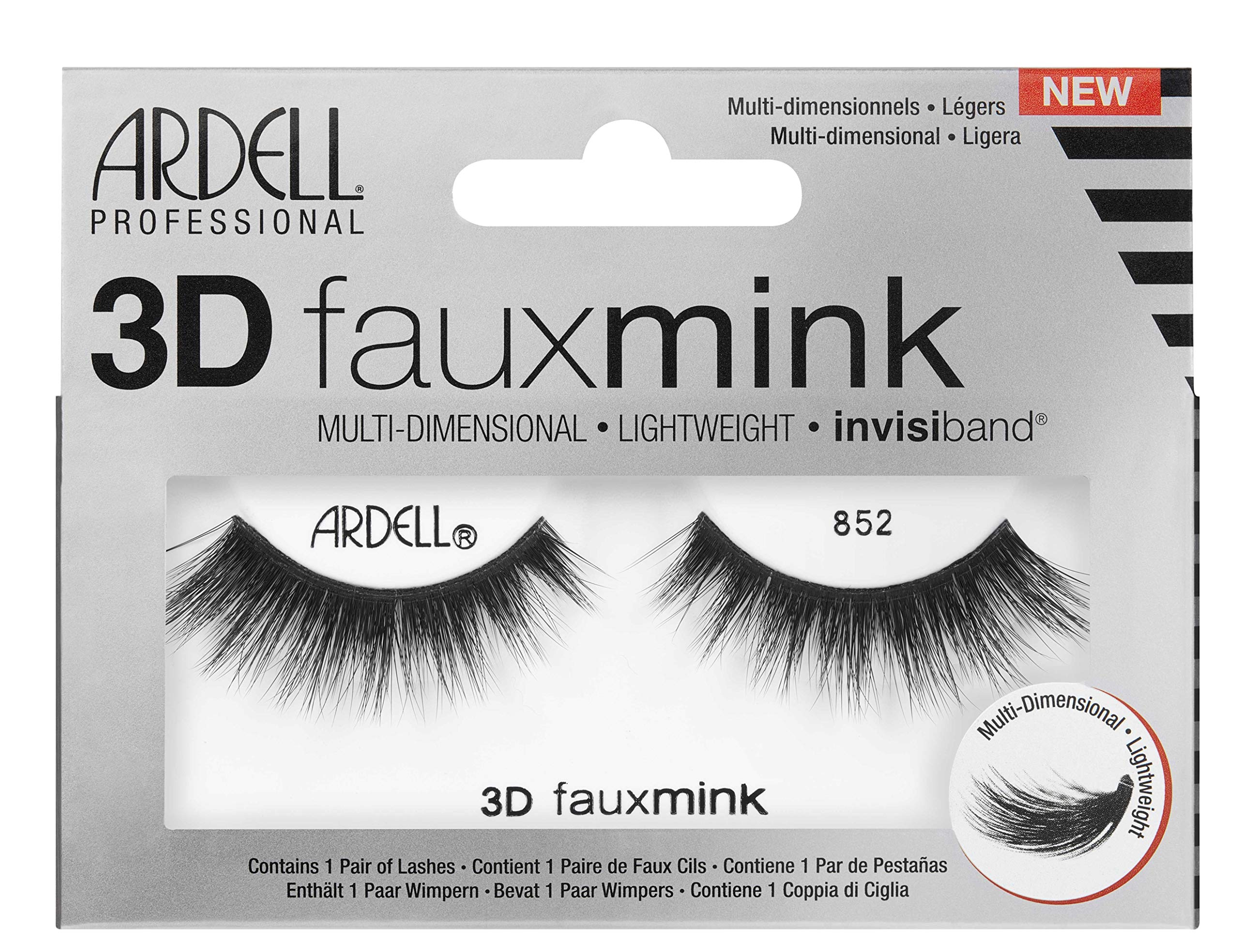 ardell-3d-faux-mink-852-kunstwimpern-schwarz-vegan image 1