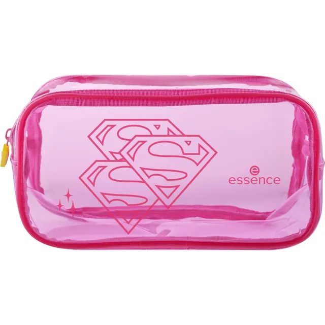 essence-superman-make-up-bag-kosmetiktasche-pvc-pink-blau image 1