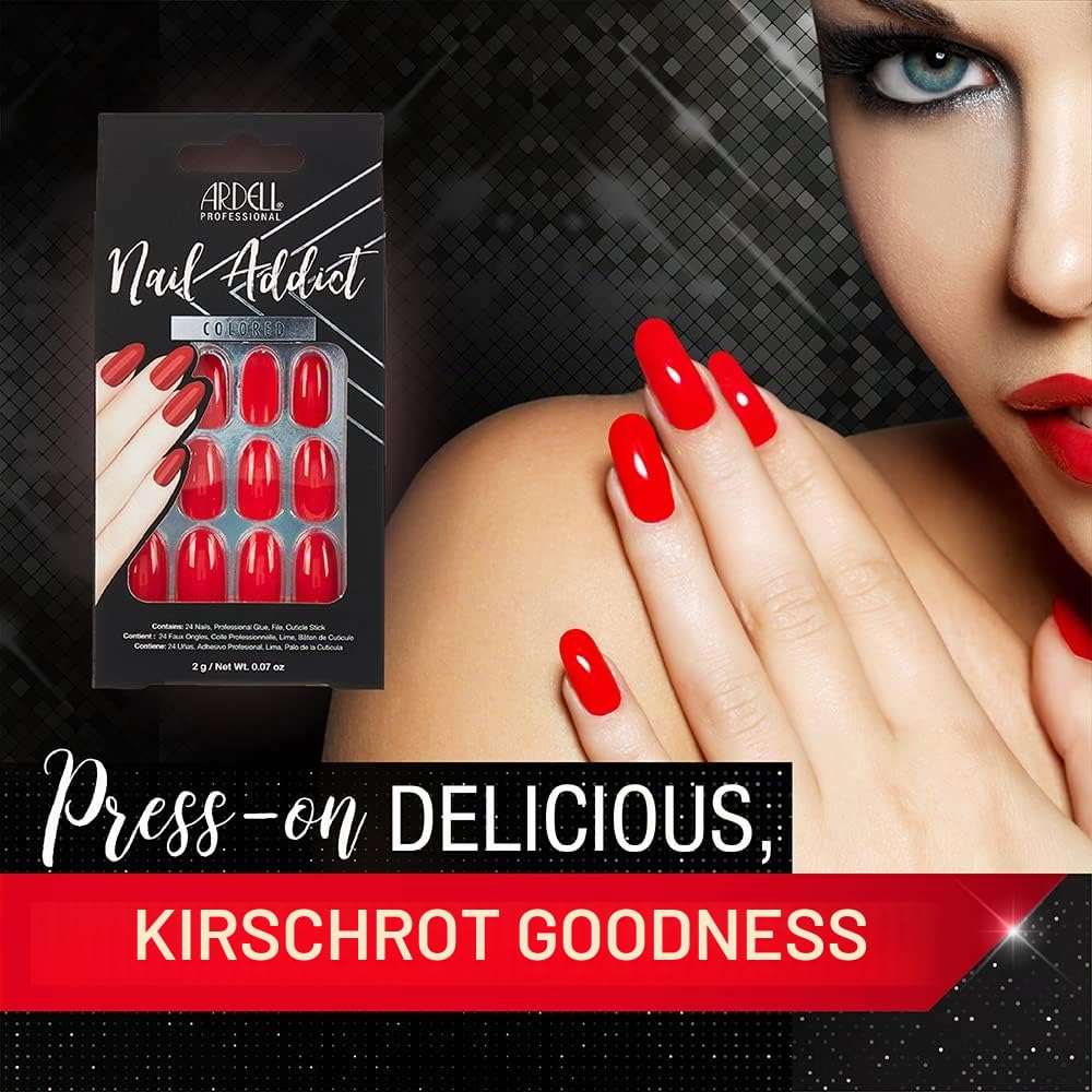 ardell-nail-addict-kunstn-gel-cherry-red-rot-24-st-ck-mit-kleber image 3