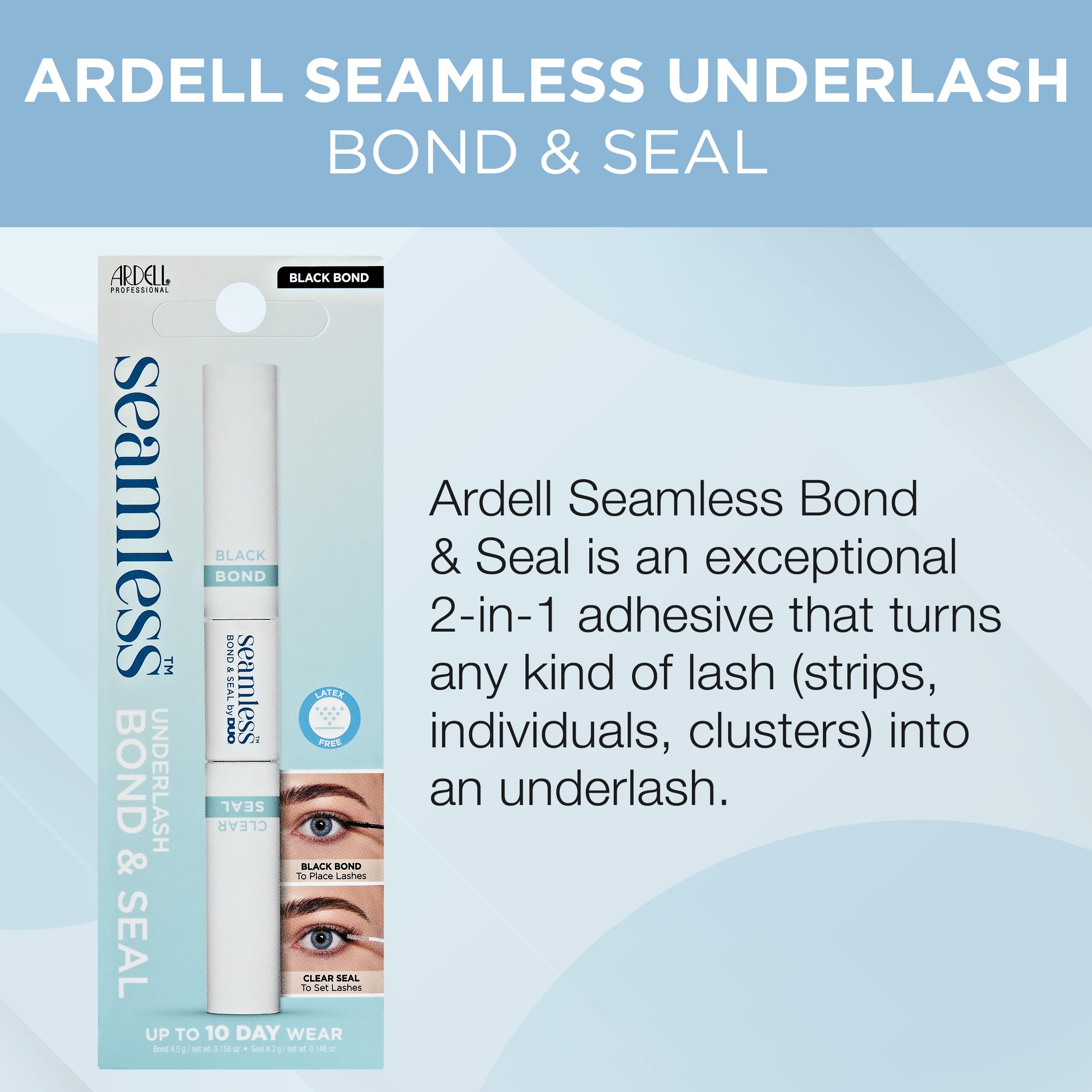 ardell-seamless-bond-seal-wimpernkleber-schwarz-transparent-2in1 image 3